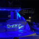 Stand Out Boat Signage Seawater Resistant Illuminated Yacht Signage