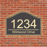 Vintage Address Plaque Classic Design Light Up House Number Address Street Numbers
