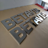 Stainless Steel Office Signage with 3D Channel Letters