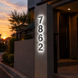 Back Light House Numbers Modern Led Lit up Address Numbers
