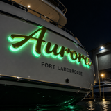 Custom Illuminated Yacht Name Sign | 316 Stainless - view 2