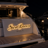 Stand Out Boat Signage Seawater Resistant Illuminated Yacht Signage - view 4