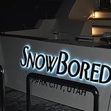 Custom Illuminated Yacht Sign Weather Resistant LED Boat Signage