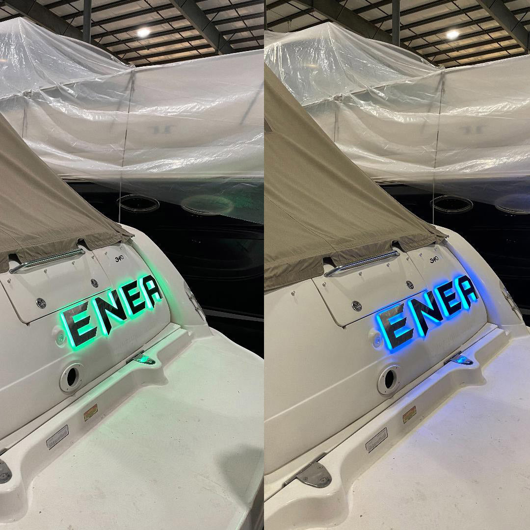 Illuminated Yacht Sign Vessel's Safety Decoration Weather Resistant Boat Signage