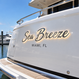 Illuminated Yacht Sign Vessel's Safety Decoration Weather Resistant Boat Signage - view 3