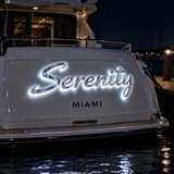 Custom Illuminated Yacht Name Sign | 316 Stainless - view 5