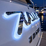 316 Stainless Steel Boat Lettering | Custom Yacht Name Sign - view 4