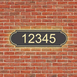 Vintage Light up Address Plaque Horizontal House Number Address Street Number