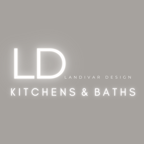 LD Landivar Design Kitchens & Baths Backlit sign