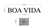 BOA VIDA Aluminium Backlit Letters
