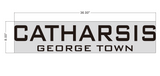 CATHARSIS, GEORGE TOWN Edge Lit Letters (Yacht Sign)