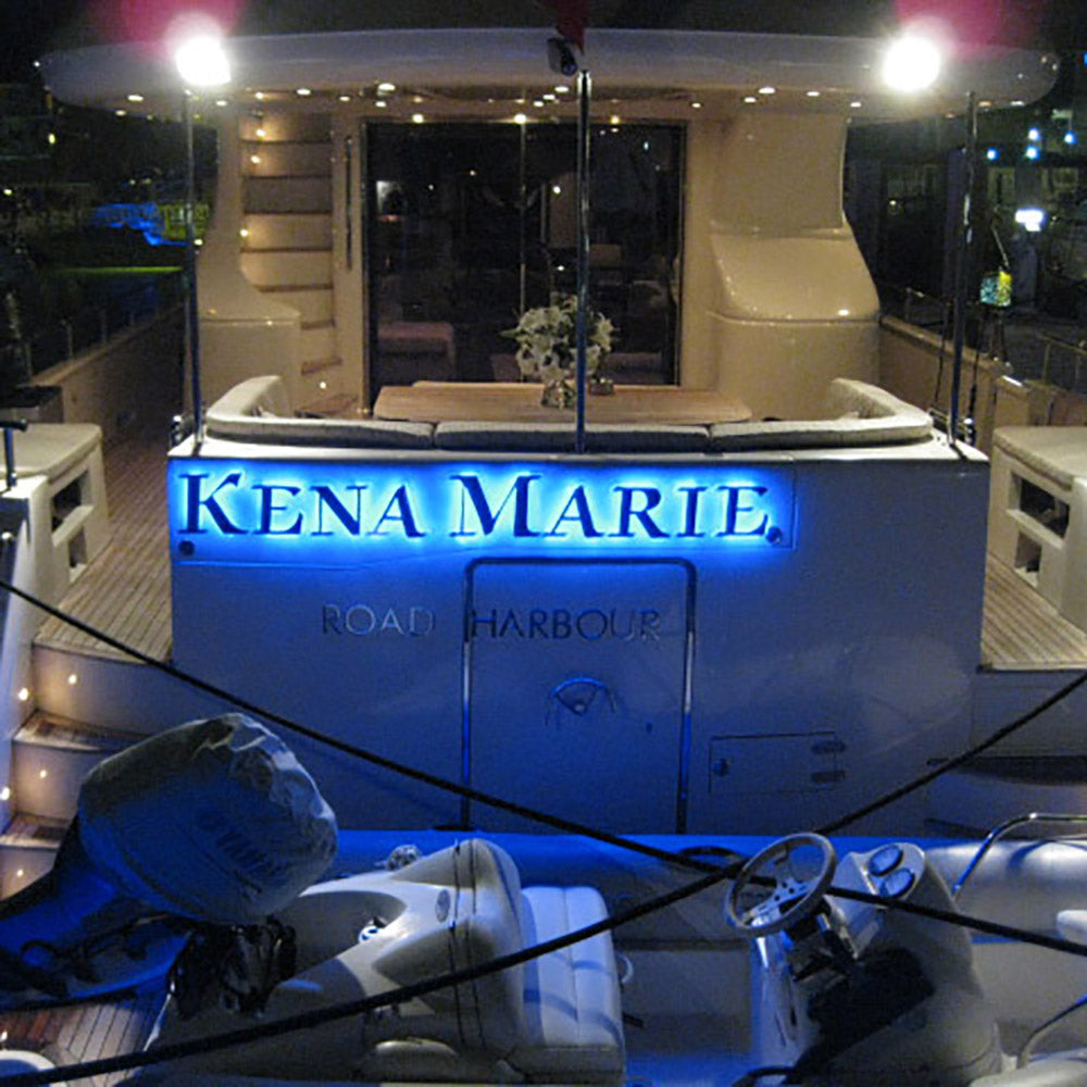Boat Led Sign Exterior High Quality Illuminated Yacht Signage