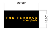 THE TERRACE Metal Backlit Light Box