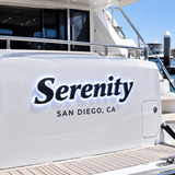 Stand Out Boat Signage Seawater Resistant Illuminated Yacht Signage - view 3