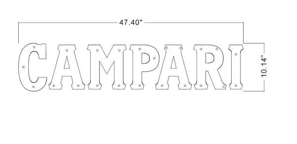 CAMPARI Acrylic Backlit Letters – Cozyle