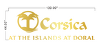 Corsica logo Non-illuminated 3D Metal Letter&nbsp;