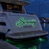 316 Stainless Steel Boat Lettering | Custom Yacht Name Sign - view 6