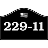 229-11 Address Plaque