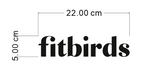 fitbirds Metal Letters