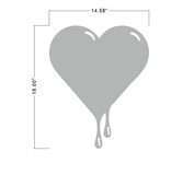 the drip ♥ Solid Aluminum Backlit Letters