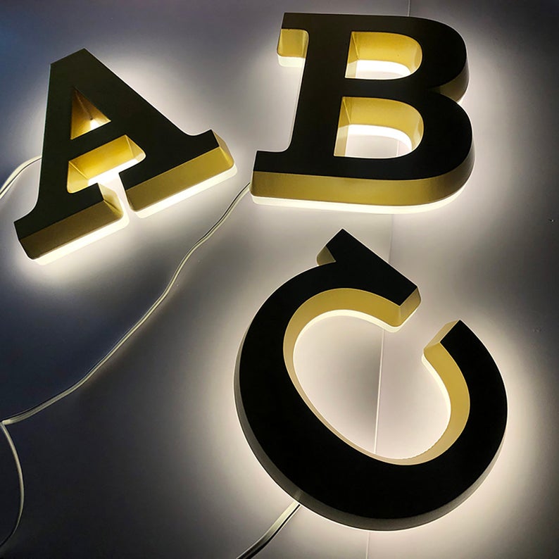 Led Number Front Acrylic Led House Numbers Front & Back Light 3D Address Numbers – Cozyle