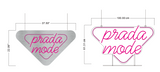 pra neon sign two sets
