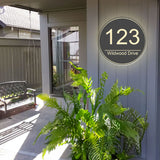 Illuminated Address numbers Plaque Glow in the dark