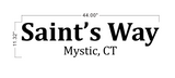 Saint's Way 316 stainless Steel Edge Lit Letters