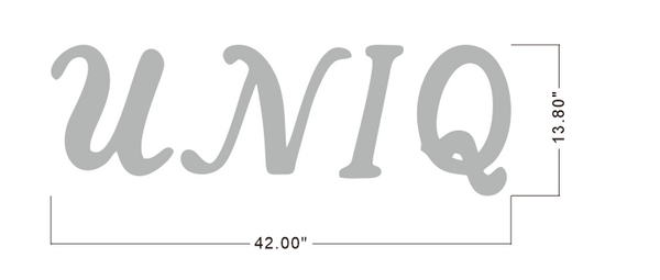UNIQ Metal Backlit Letters – Cozyle