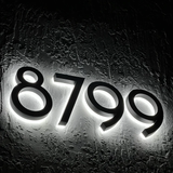LED Backlit House Numbers Glow in the Dark address Sign