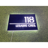 Number Plate of House Backlit Sign Led Address Numbers