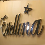Stainless Steel 3D Channel Letters Commercial Building Sign