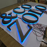 3D Illuminated Stainless Steel Led Backlit Channel Letter Home Theater Sign
