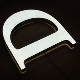 3D Advertising Acrylic Light up Logo Signs Glowing Backlit Channel Letters