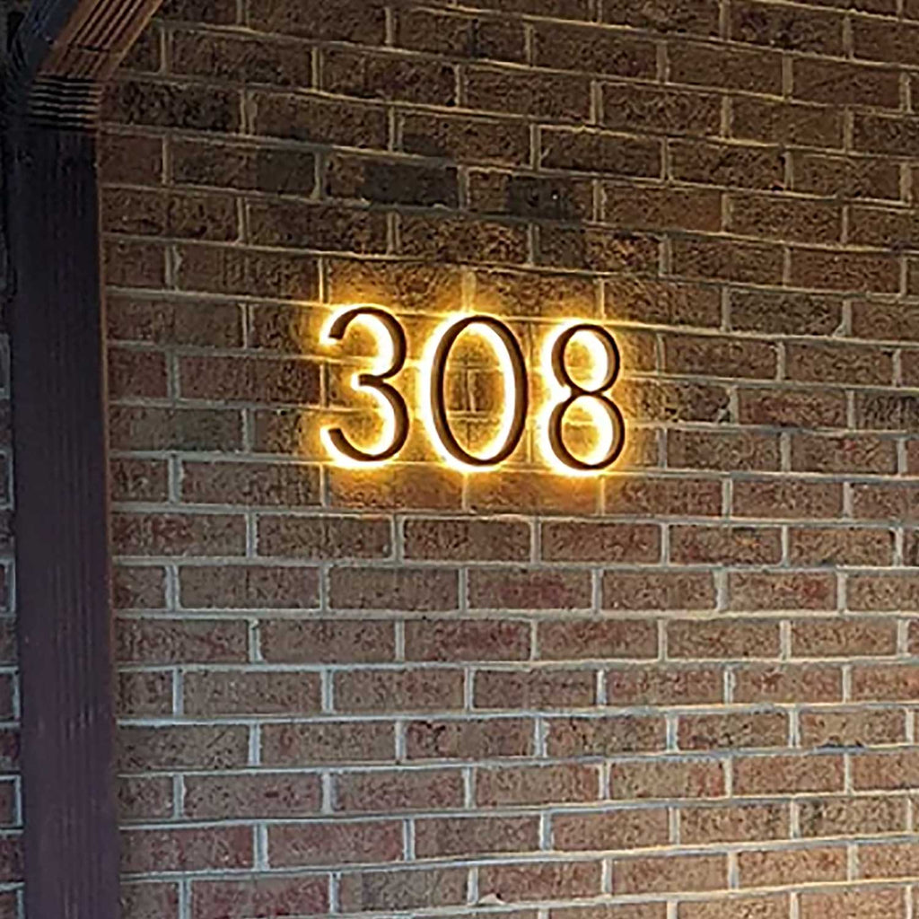 Metal Address Numbers
