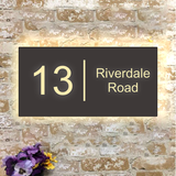 Illuminated House Signs LED Door Number