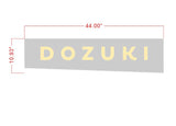 DOZUKI Steel Hollow out Sign