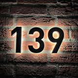 LED Backlit House Numbers Bright Address Numbers
