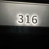 LED Backlit House Numbers Bright Address Numbers