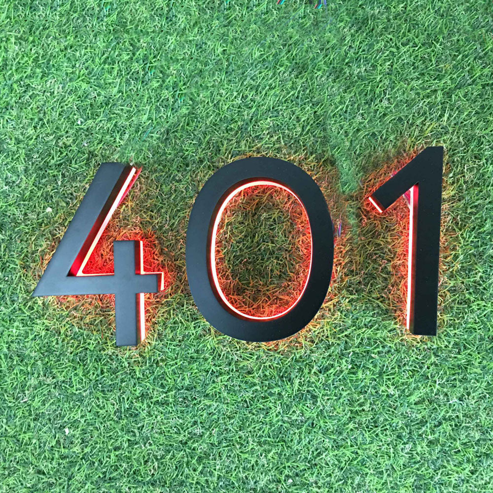 Light Up House Number Metal Address Numbers Halo Lighting Cozyle light-up-house-number-metal-address-numbers-halo-lighting-cozyle
