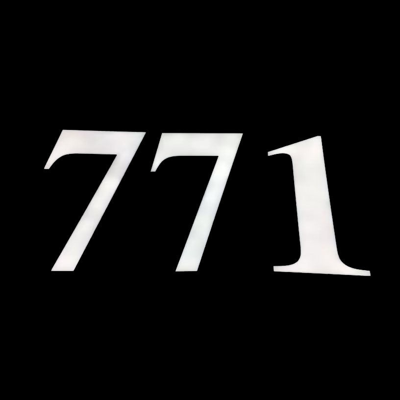 Bugilding Numbers Illuminated Address Numbers Led Front Lighting Big Size 3D Building Ad ...