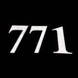 Illuminated Address Numbers Led Front Lighting Big Size 3D Building Address Numbers