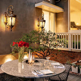 Waterproof Outdoor Wall Lighting Retro Courtyard Lighting Fixtures Villa LED Exterior