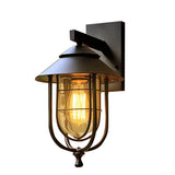 Retro Iron Balcony Light Waterproof Outdoor Wall Lamp Industrial style