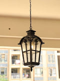 LED Chandelier outdoor European Retro Corridor Balcony Garden Courtyard Chandelier