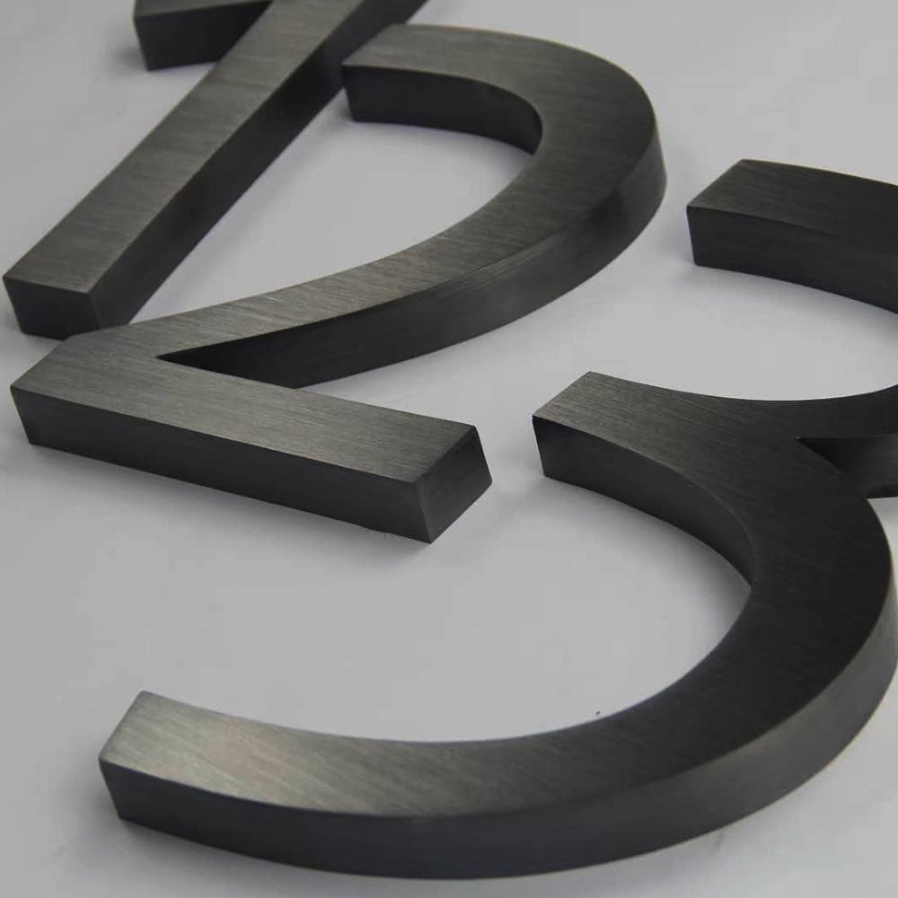 White Gate Numbers 3D Metal House Number Gate Numbers for Villa Manor Building – Cozyle