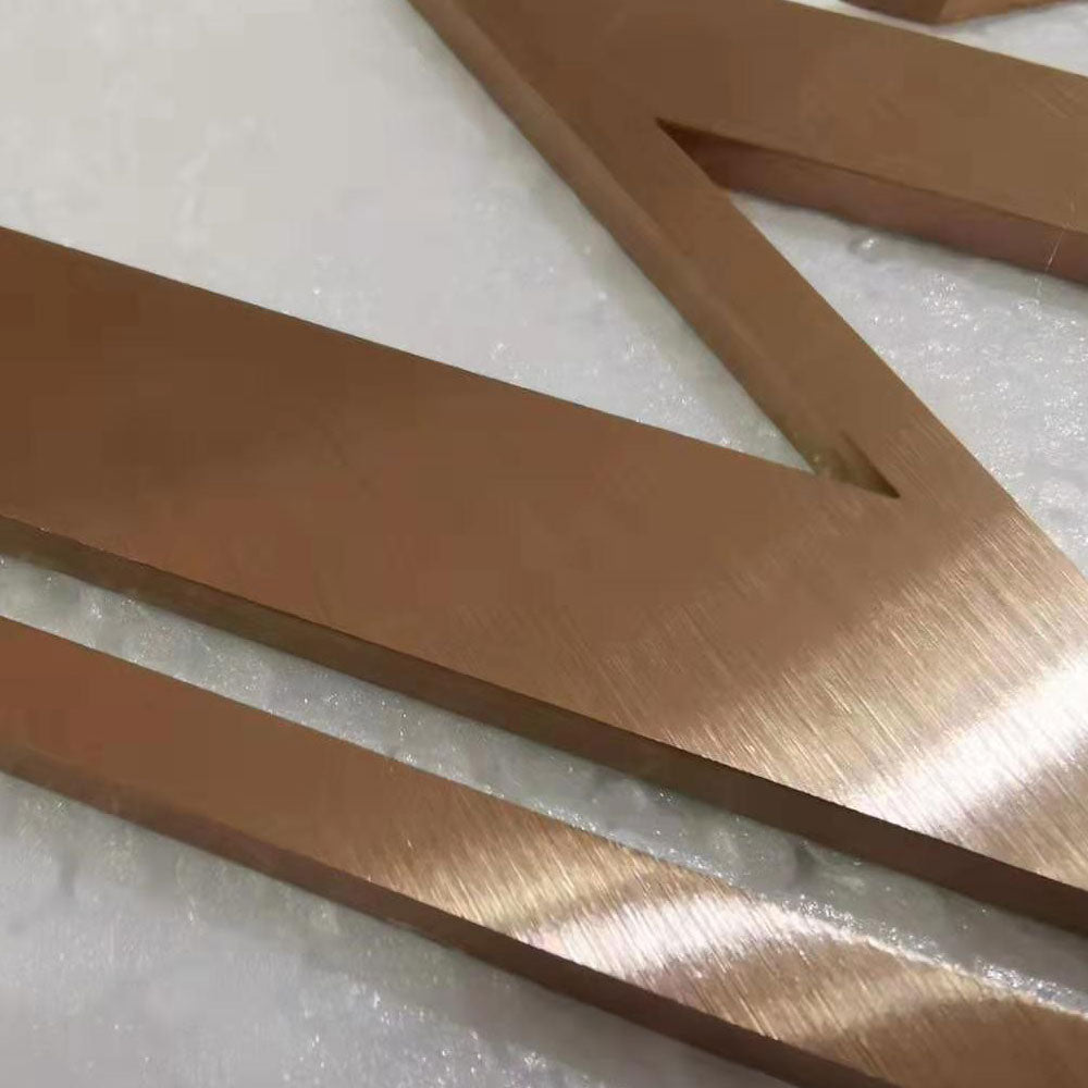 Stainless Lettering Stainless Steel Cut Out Lettering for Storefront Signage and Logo – Cozyle