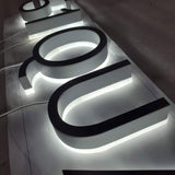 illuminated stainless steel letters Channel letters signs for Advertising customized