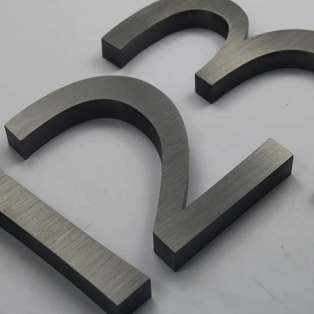 3D Metal House Number Gate Numbers for Villa Manor Building – Cozyle