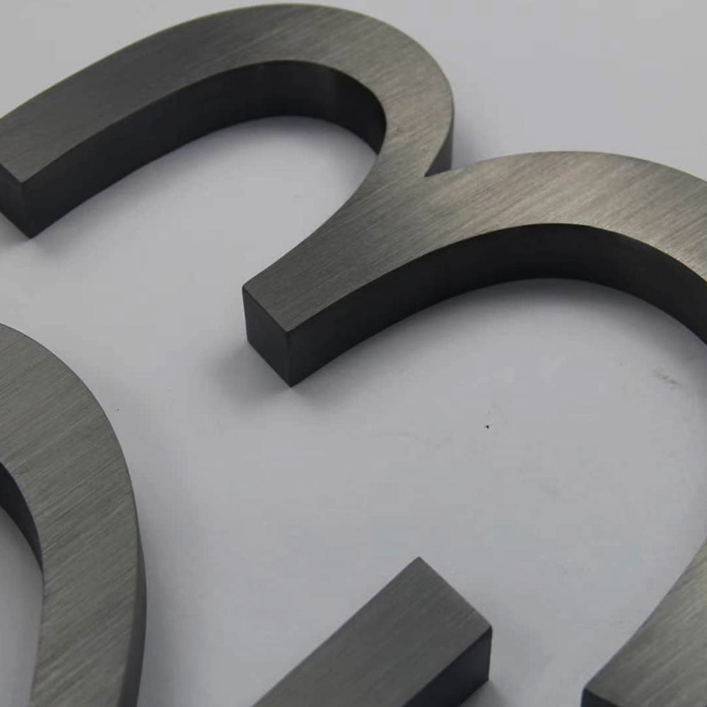 White Gate Numbers 3D Metal House Number Gate Numbers for Villa Manor Building – Cozyle